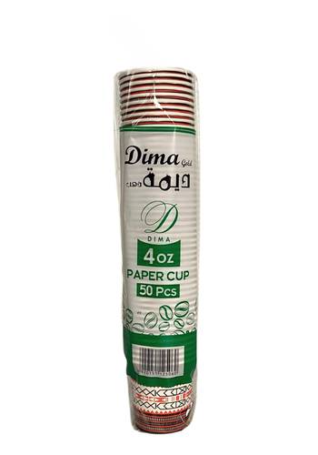 اكواب قهوة ديمة 4 اونز 20 ربطة 50x كوب