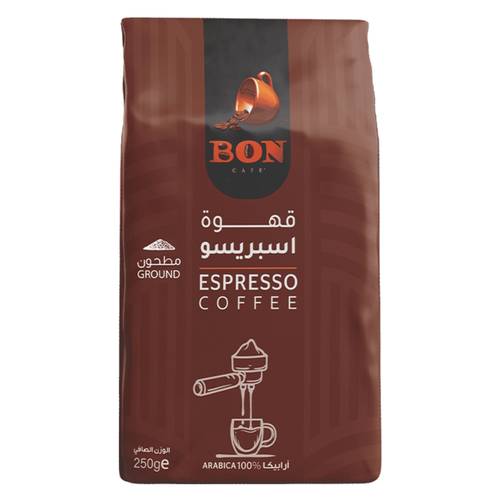 Bon Cafe Espresso Coffee 250g x 12 Bags