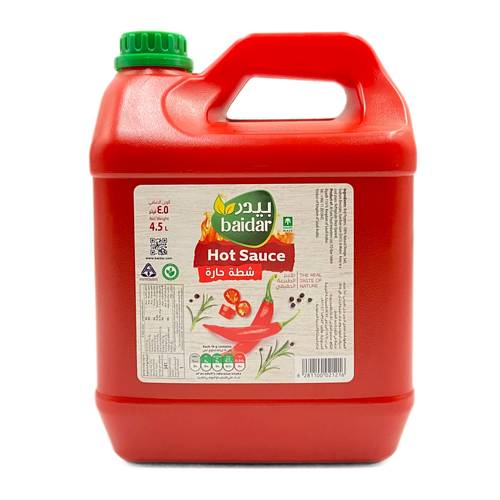 Baidar Hot Sauce 4.5kg x 4 Pieces