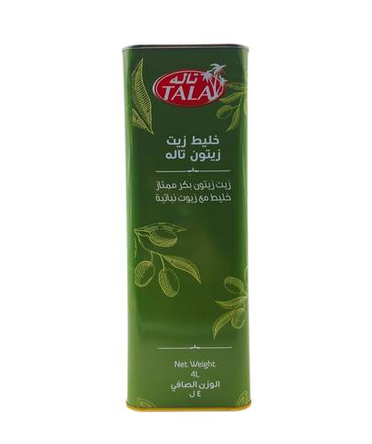 زيت زيتون بكر ممتاز خليط مع زيوت نباتية تاله 2 لتر 8x حبة