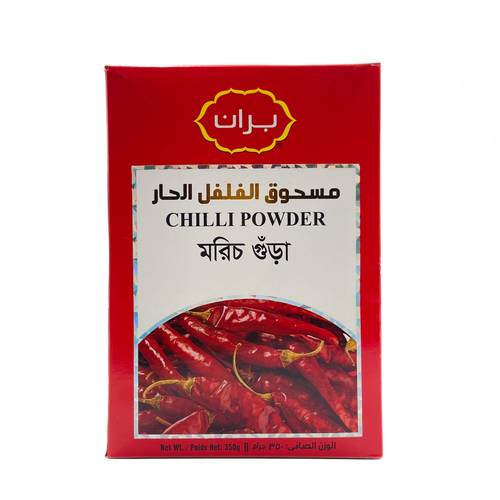 مسحوق الفلفل الحار بران 350 جم 24x حبة