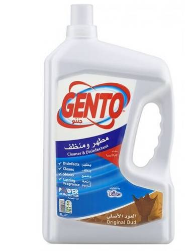 مطهر ومنظف بالعود جنتو 3 لتر 6x حبات