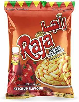 بطاطس مقرمشة بنكهة الكاتشب راجا 12 جم 5x كيس 20x حبة