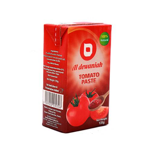Aldewaniah Tomato Paste 135g x 48 Pieces