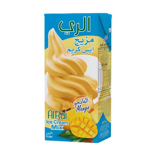 مزيج آيس كريم بنكهة المانجو الري 1 لتر 12x حبة