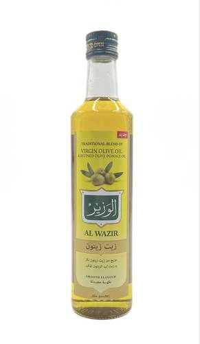 زيت زيتون بكر الوزير  500 مل 12x حبة