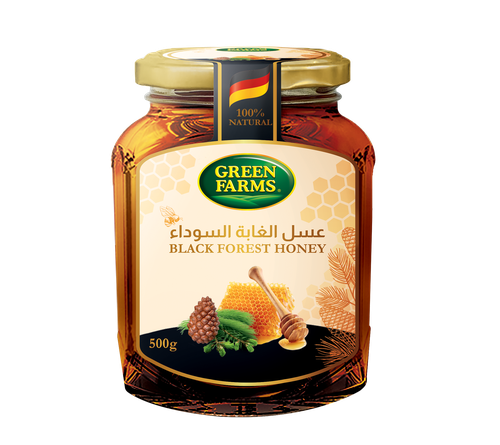عسل الغابة السوداء جرين فارمز 500 جم 12x حبة