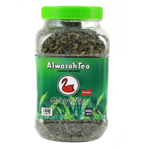 Alwazah Swan Pure Green Tea 400g x 12 Pieces