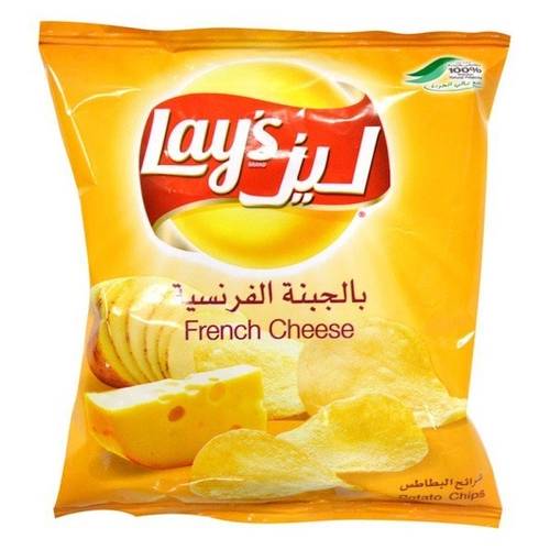 شرائح بطاطس بالجبنة الفرنسية ليز 11 جم 6x اكياس 21x حبة