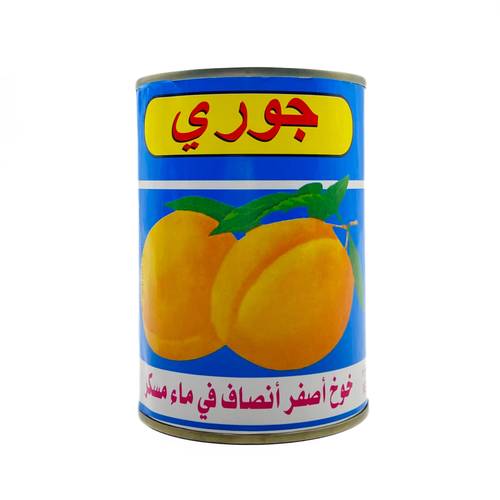 Joori Yellow Peaches (Halves) in Light Syrup 400g x 24 Pieces