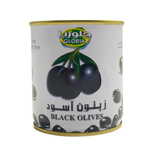 زيتون أسود جلوريا 200 جم 24x حبة