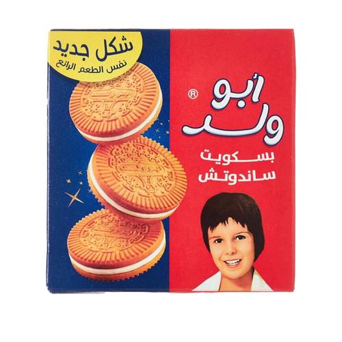 بسكويت ساندويتش ابو ولد تيشوب 90 جم 24x حبة