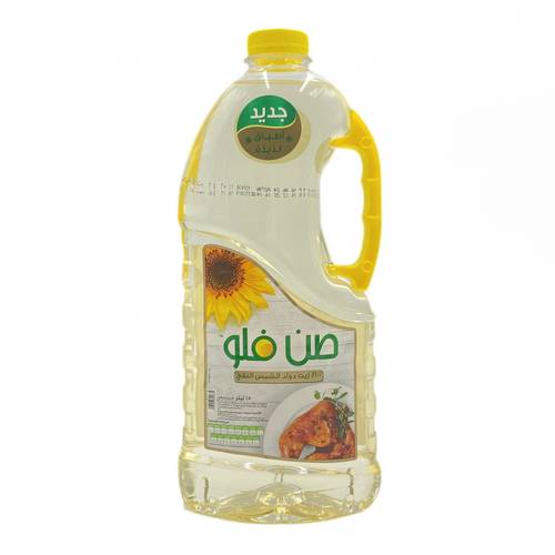 زيت دوار الشمس صن فلو 1.5 لتر 6x حبات