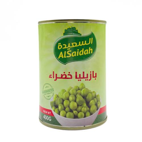 AlSaidah Green Peas 400g x 24 Pieces