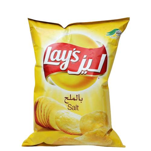 شرائح بطاطس بالملح ليز 11 جم 5x اكياس 21x حبة