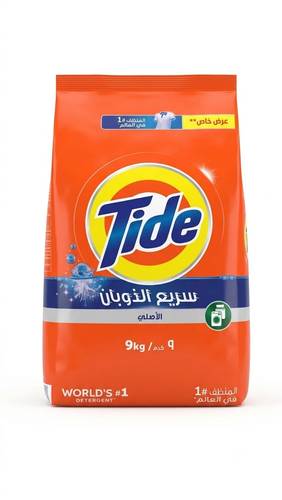 مسحوق غسيل أتوماتيك تايد 9 ك 2x كيس