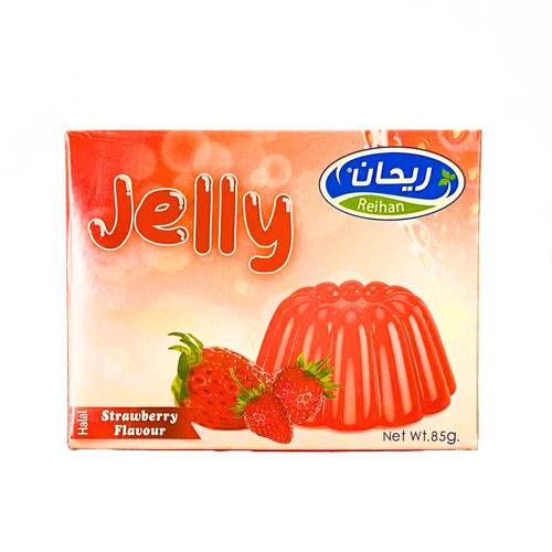 جلي بنكهة الفراولة  ريحان 85 جم 72x حبة
