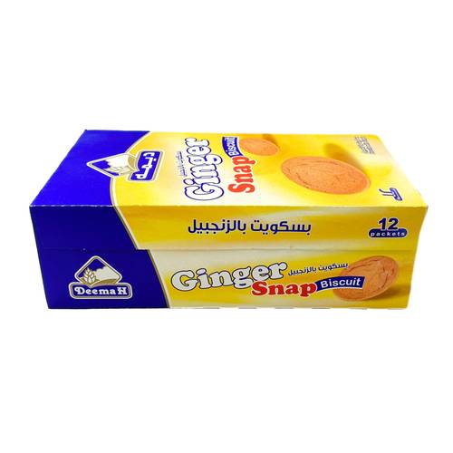 بسكويت بالزنجبيل ديمه 100 جم 8x بكت 12x حبة