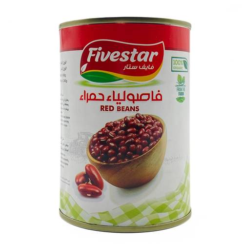 فاصوليا حمراء فايف ستار 400 جم 24x حبة