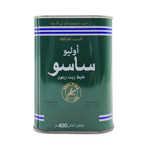 زيت زيتون ساسو 400 مل 20x حبة