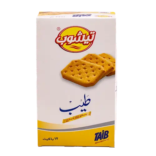 بسكويت مملح طيب تيشوب 75 جم 4x بكت 12x حبة