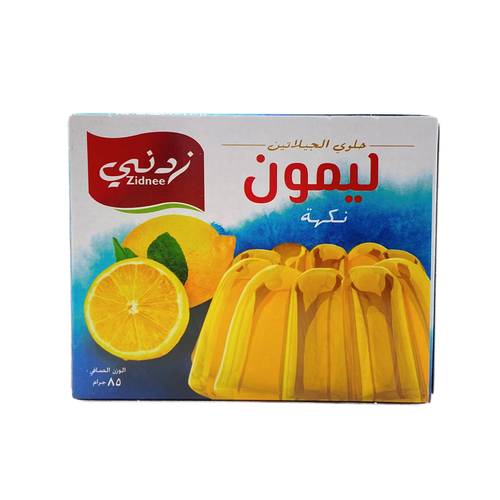 Zidnee Lemon Flavoured Jelly 85g x 72 Pieces