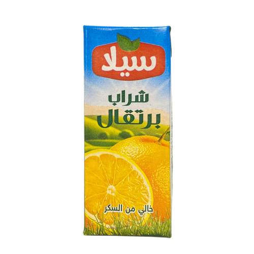 شراب البرتقال سيلا 200 مل 27x حبة