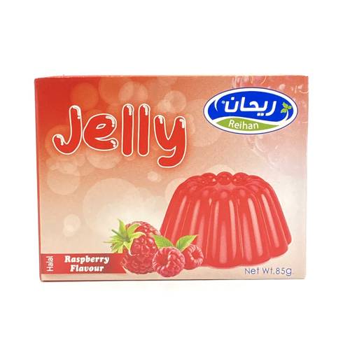 Reihan Raspberry Flavoured Jelly 85g x 72 Pieces