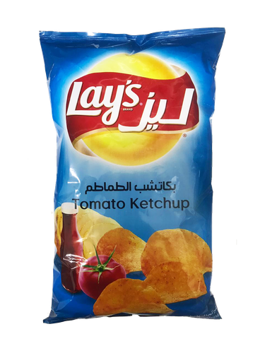 شرائح بطاطس بالكاتشب ليز 155 جم 20x كيس