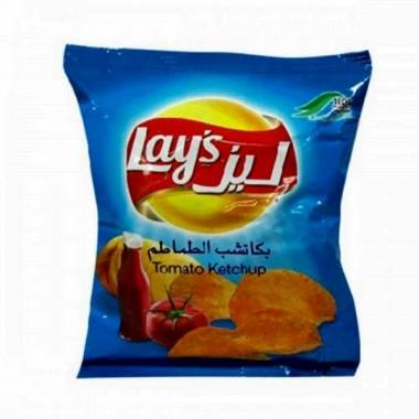 شرائح بطاطس بالكاتشب ليز 11 جم 6x اكياس 21x حبة
