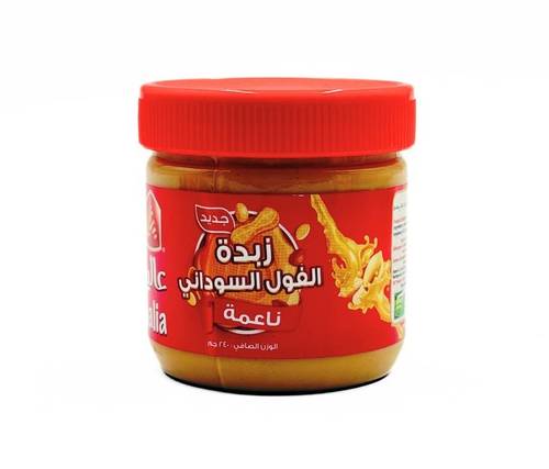 زبدة فول سوداني ناعمة عالية 240 جم 12x حبة