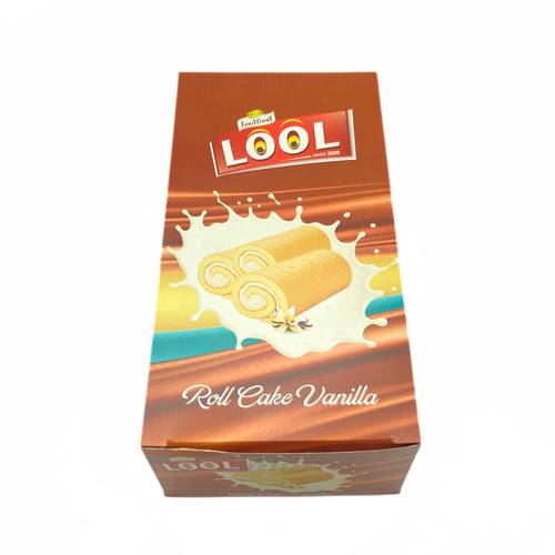 كيك رول بالفانيلا لول 20 جم 12x بكت 10x حبة
