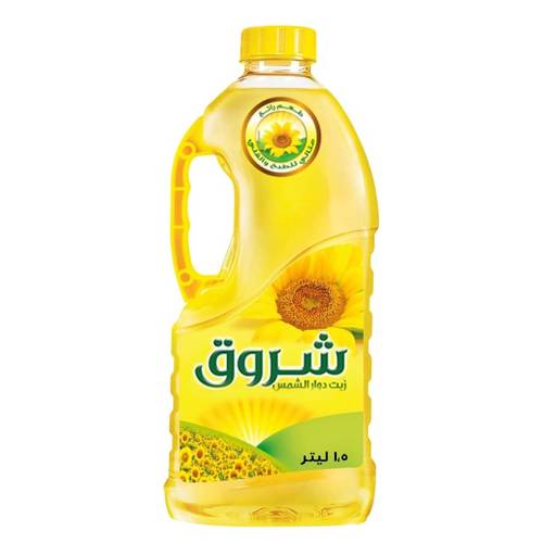 زيت دوار الشمس شروق 1.5 لتر 6x حبات