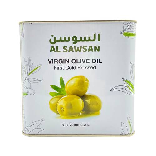 Al Sawsan Virgin Olive Oil 2L x 8 Pieces