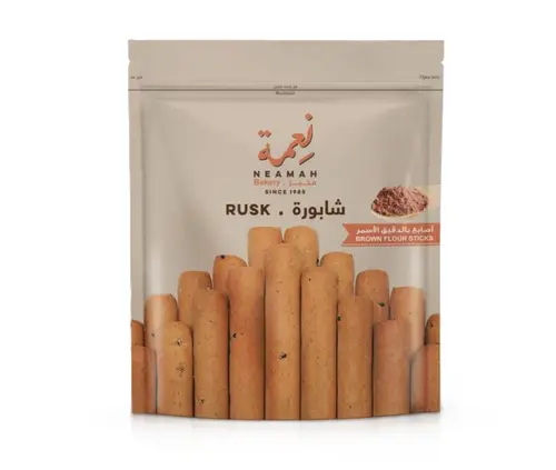 شابورة اصابع بالدقيق الأسمر نعمة 375 جم 8x كيس