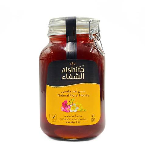 Alshifa Natural Floral Honey 3kg x 4 Pieces