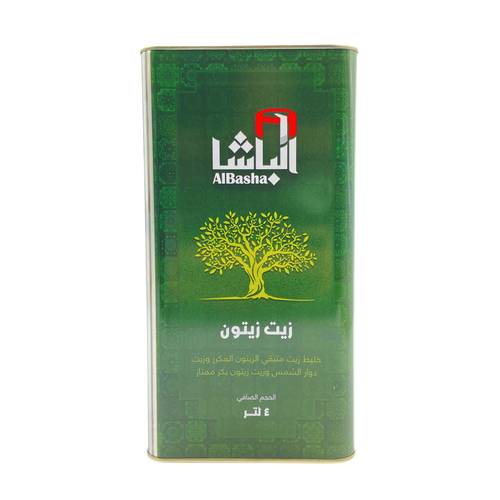 زيت زيتون الباشا 4 لتر 4x حبات