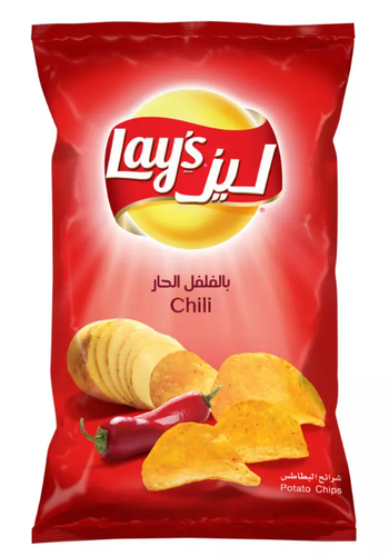 شرائح بطاطس بالفلفل الحار ليز 155 جم 20x كيس