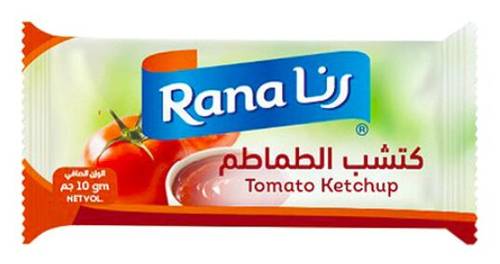 كاتشب ظروف رنا 10 جم 1000x حبة 