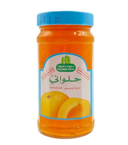 Halwani Apricot Jam No Suger 400g x 12 Pieces