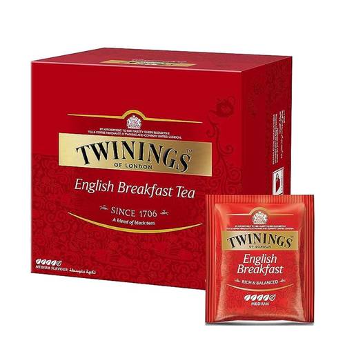 Twinings English Breakfast Tea 2g x 6 Packets x 50 Bags 