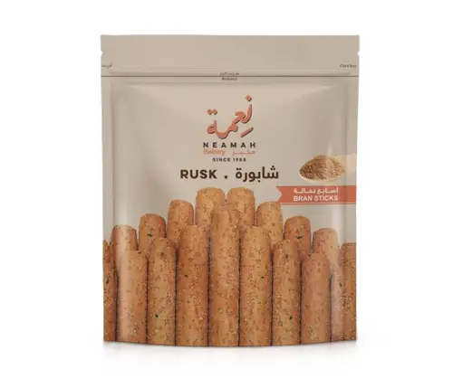 شابورة اصابع نخالة نعمة 375 جم 8x كيس