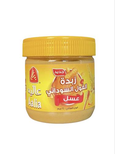 زبدة فول سوداني بالعسل عالية 240 جم 12x حبة