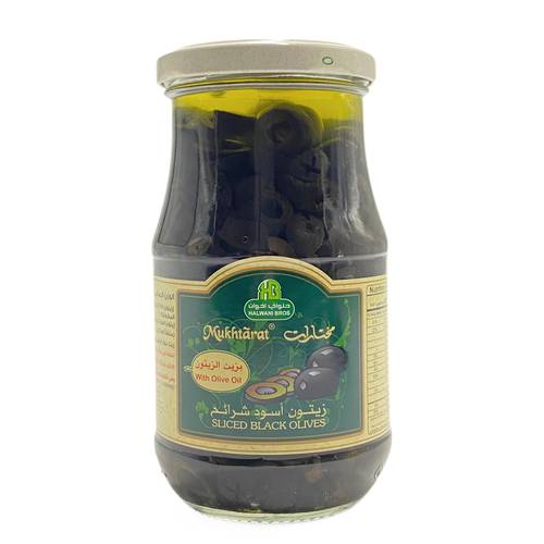 شرائح زيتون أسود حلواني 325 جم 12x حبة