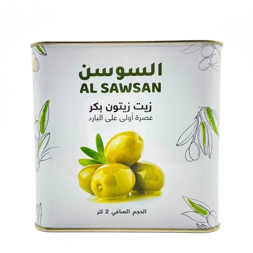 زيت زيتون بكر السوسن 2 لتر 8x حبات