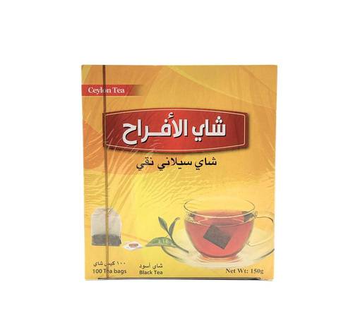 Al Frah Tea Ceylon Tea 36 Packets x 100 Bags