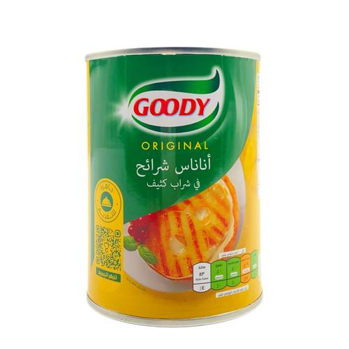 اناناس شرائح قودي في شراب كثيف 567 جم 24x حبة