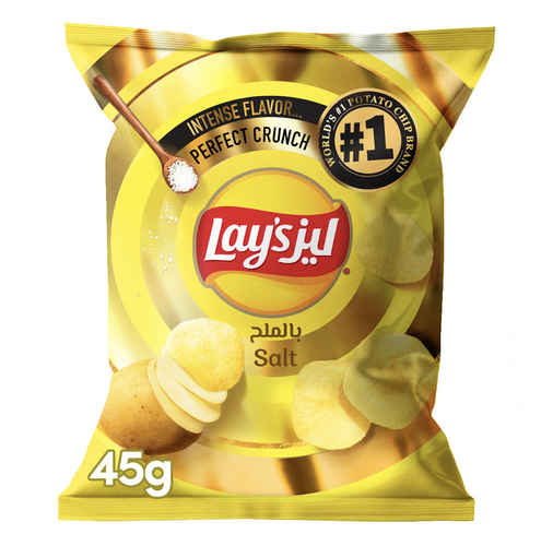 شرائح بطاطس بالملح ليز 45 جم 20x كيس