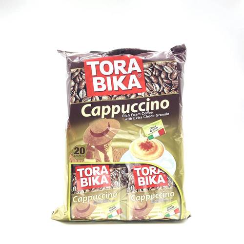 ToraBika Coffee Cappuccino 25g x 12 Bag x 20 Sachets