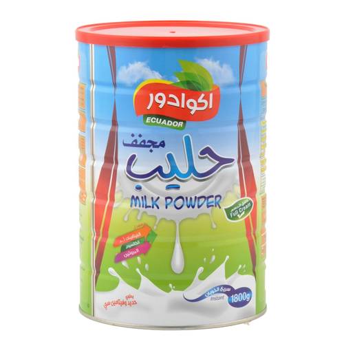 حليب بودرة اكوادور 1800 جم 6x حبات